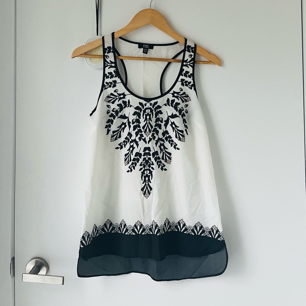 Floral tank top